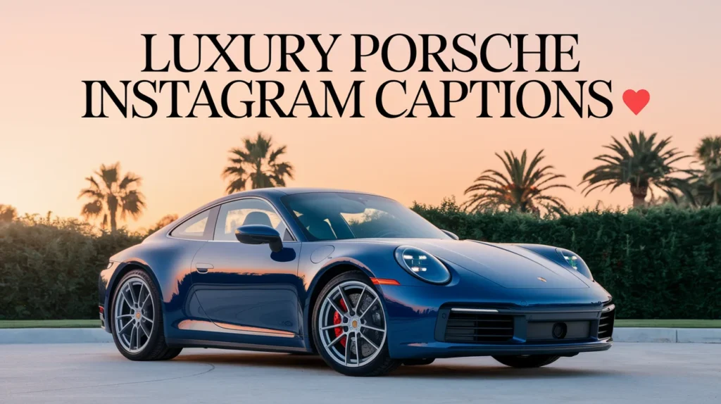 Luxury Porsche Instagram Captions