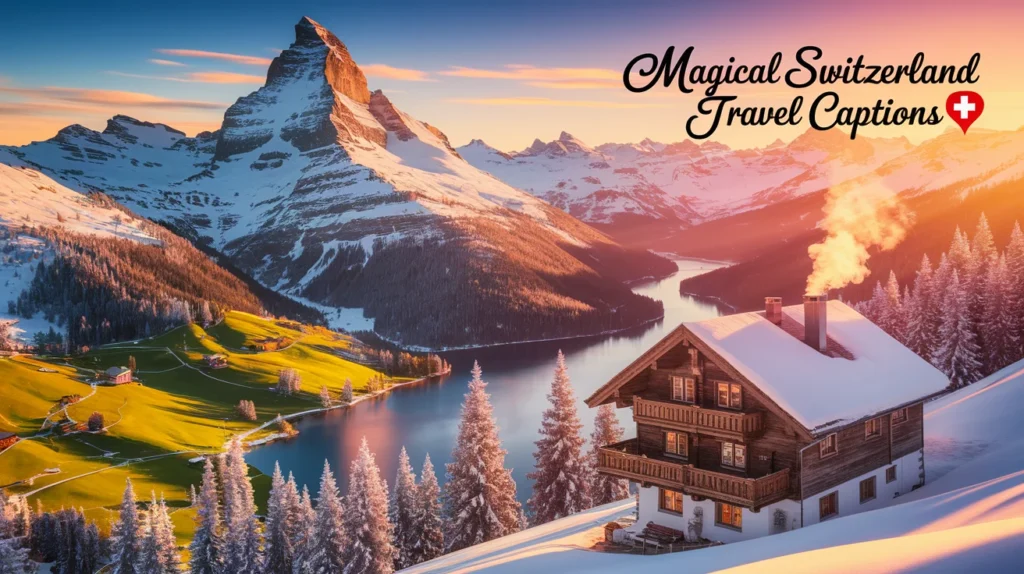 Magical Switzerland Travel Captions