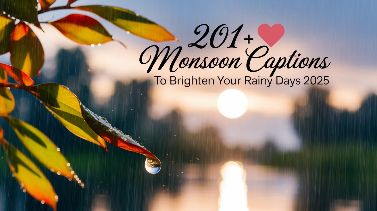 Monsoon Captions to Brighten Your Rainy Days