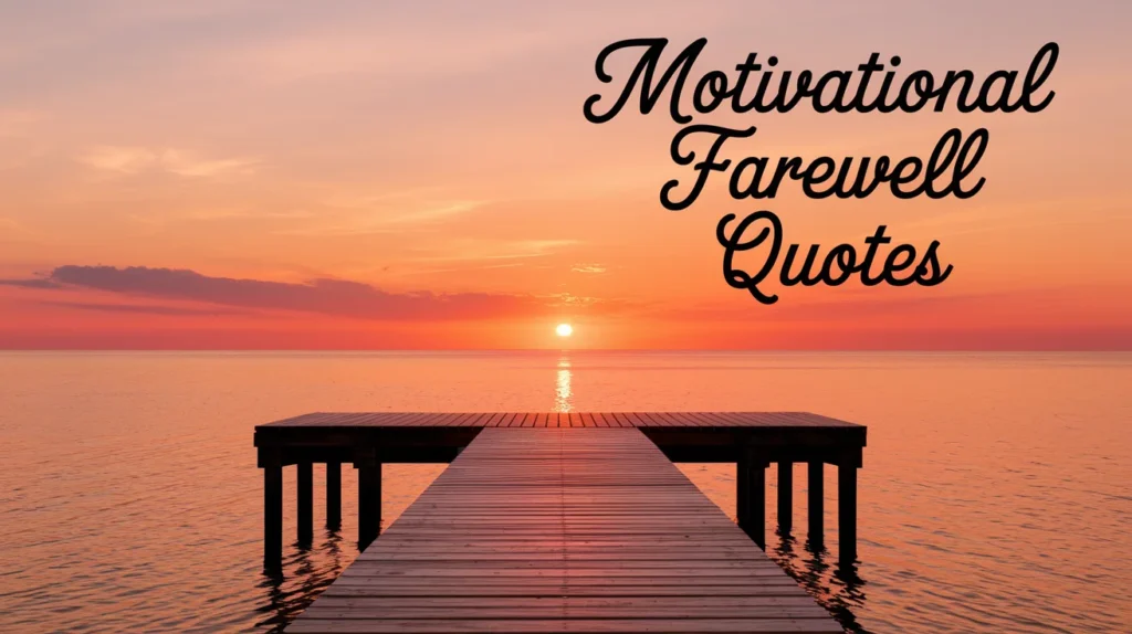 Motivational Farewell Quotes