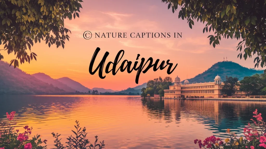 Nature Captions in Udaipur