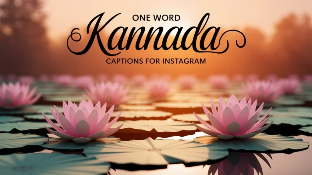 One Word Kannada Captions for Instagram