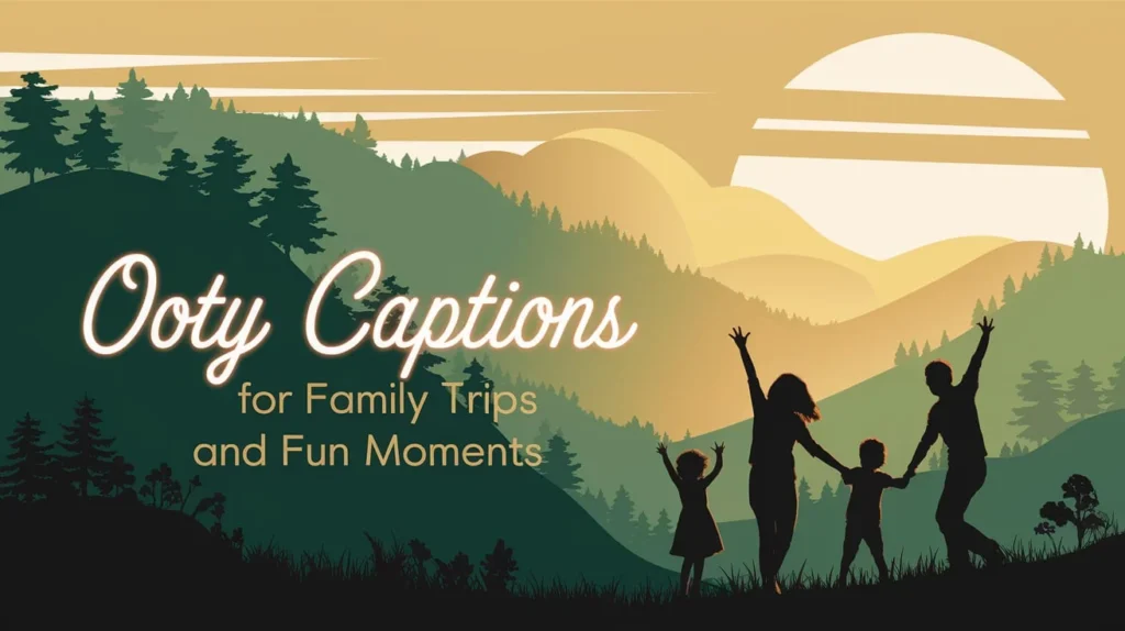 Ooty Captions for Family Trips and Fun Moments