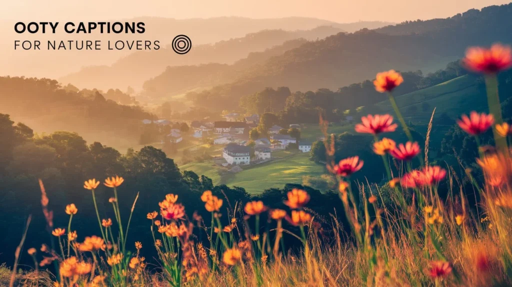 Ooty Captions for Nature Lovers