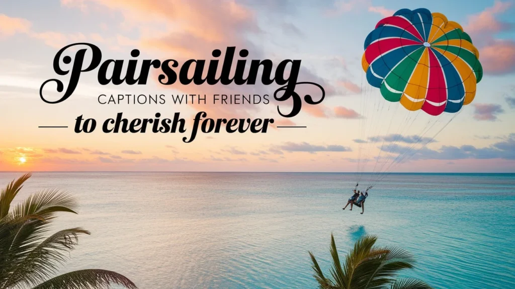Parasailing Captions With Friends to Cherish Forever