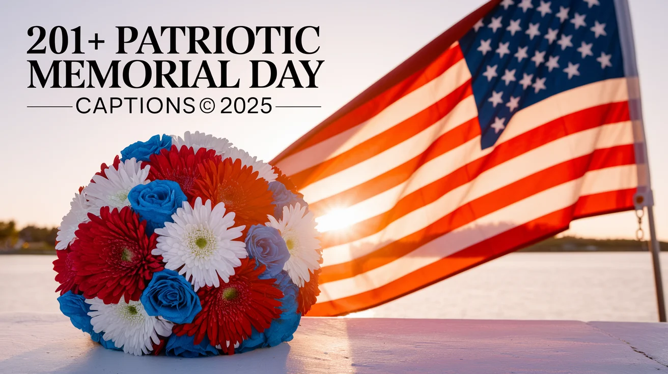 Patriotic Memorial Day Captions 🇺🇸