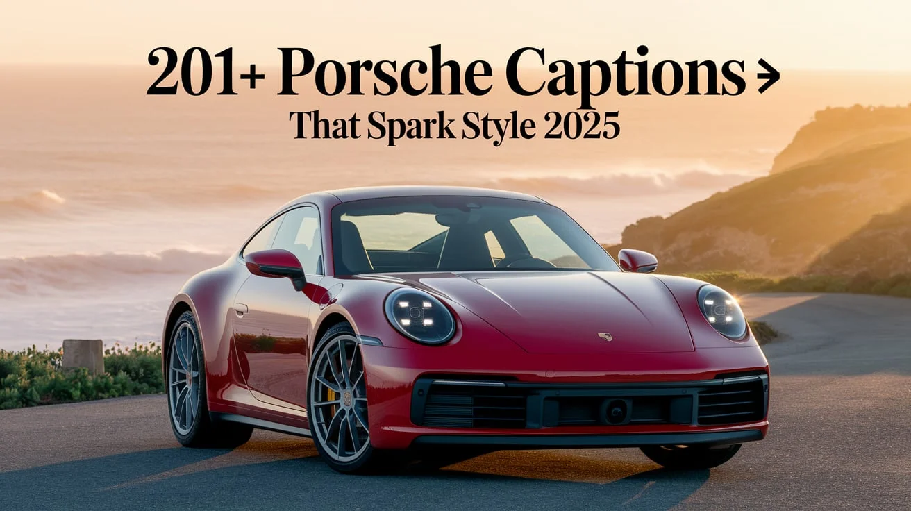 Porsche Captions