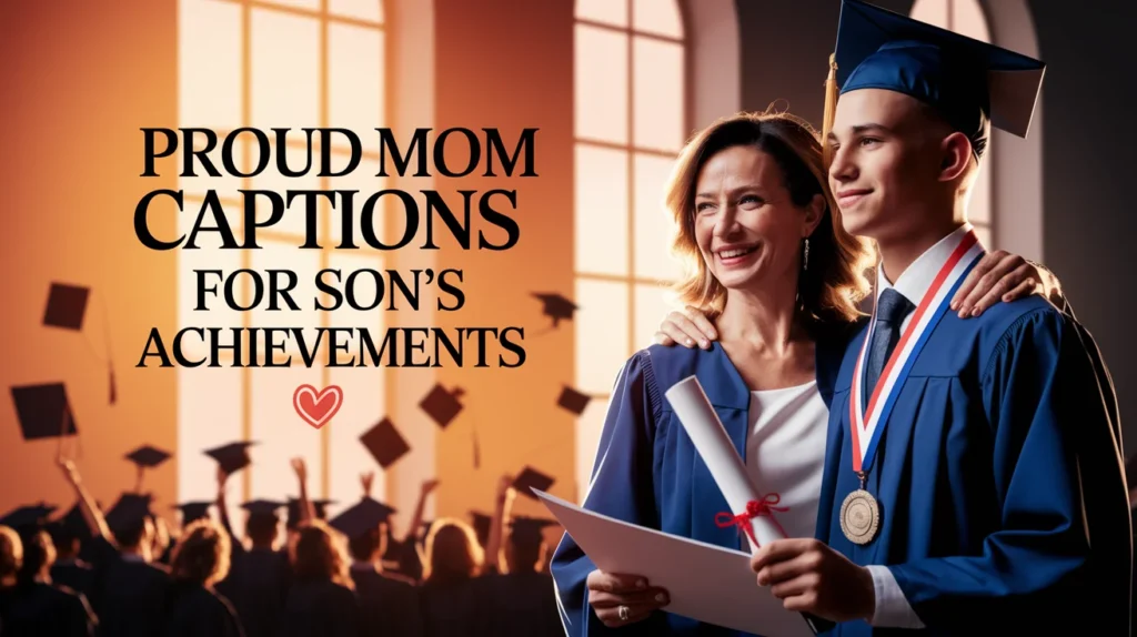Proud Mom Captions for Son’s Achievements