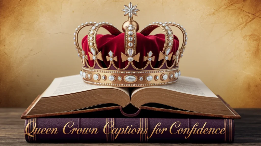 Queen Crown Captions for Confidence