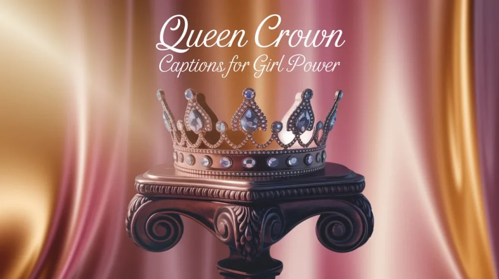 Queen Crown Captions for Girl Power