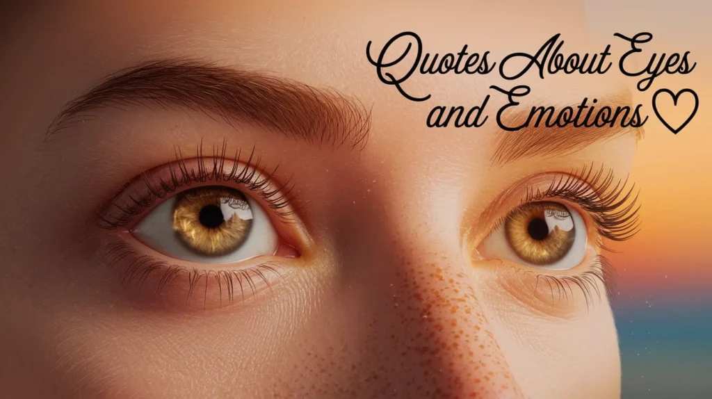 Quotes About Eyes and Emotions