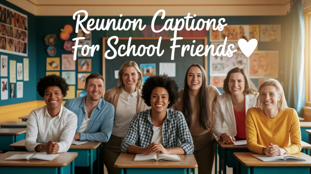 Reunion Captions for School Friends