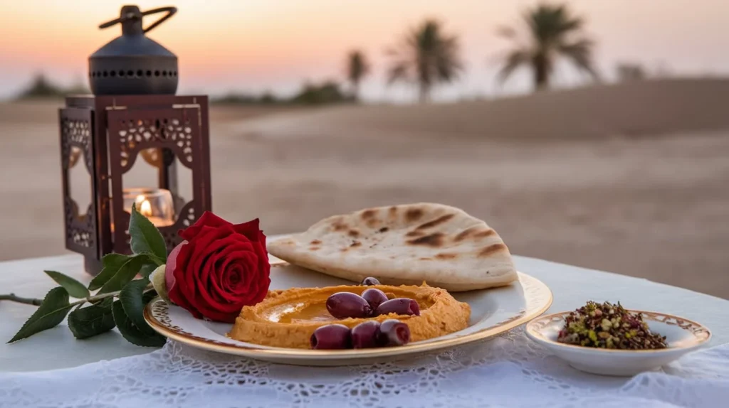 Romantic Arabic Food Captions For Couples