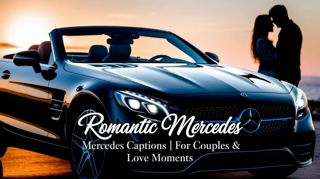 Romantic Mercedes Captions for Couples & Love Moments