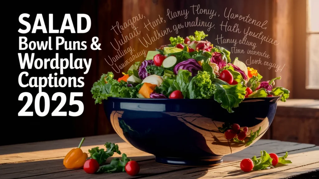 Salad Bowl Puns & Wordplay Captions