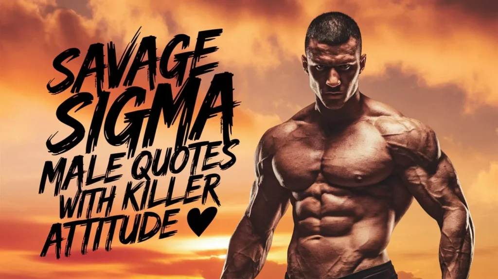 Savage Sigma Male Quotes With Killer Attitude
