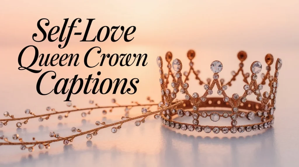 Self-Love Queen Crown Captions