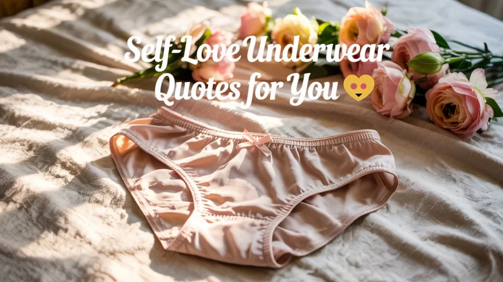 Self-Love Underwear Quotes For You