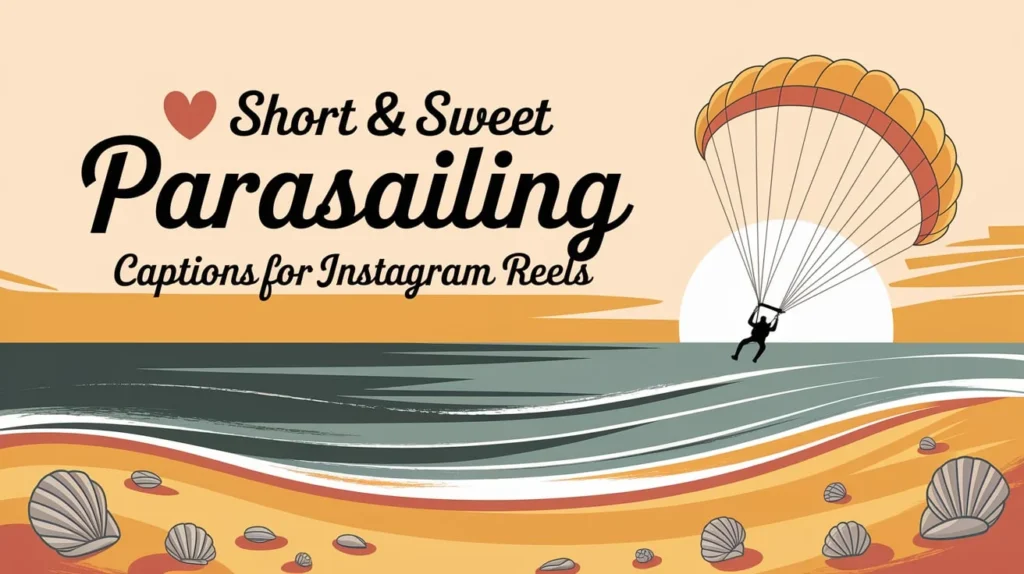 Short & Sweet Parasailing Captions for Instagram Reels
