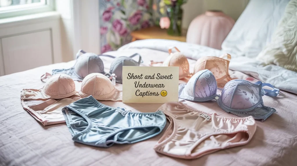 Short and Sweet Underwear Captions