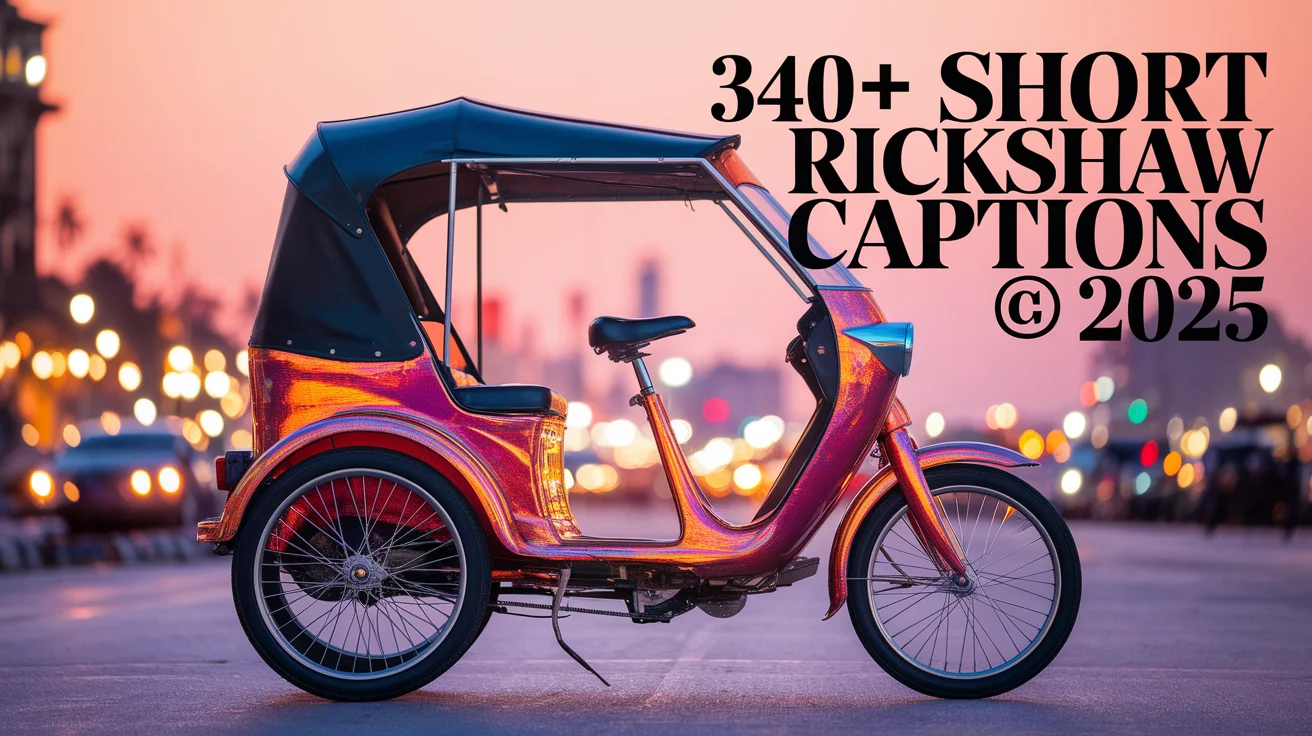 340+ Short Rickshaw Captions