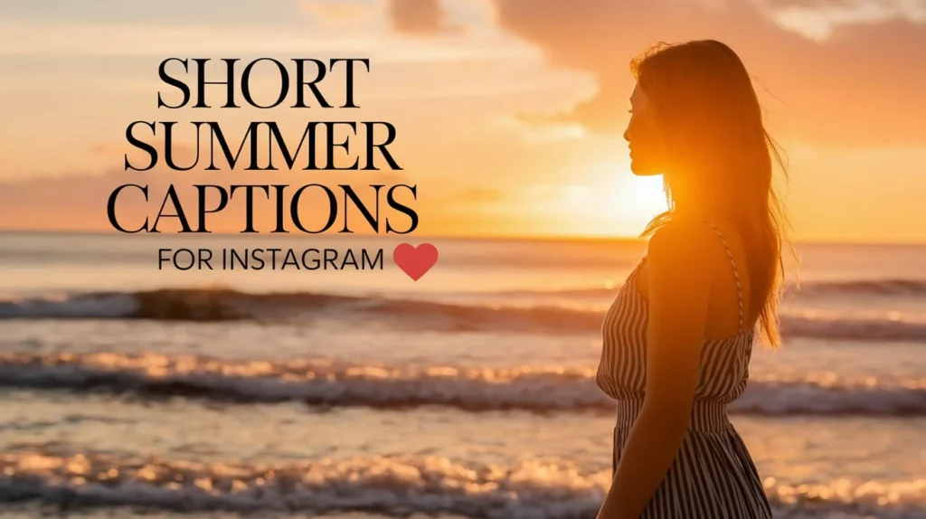 Short Summer Captions for Instagram