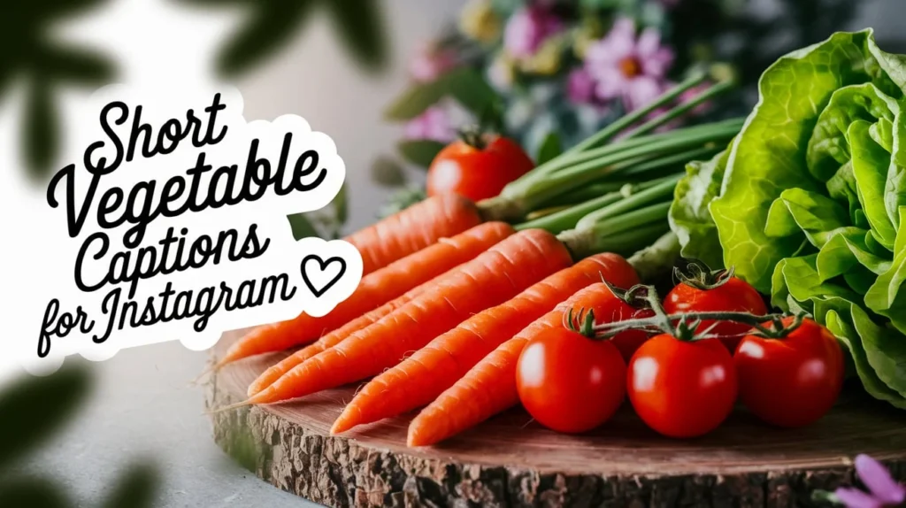 Short Vegetable Captions For Instagram