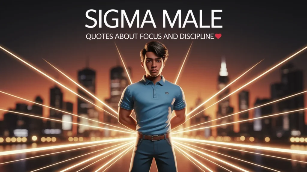 Sigma Male Quotes About Focus and Discipline