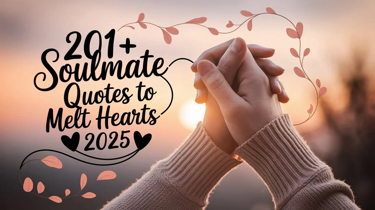 Soulmate Quotes to Melt Hearts
