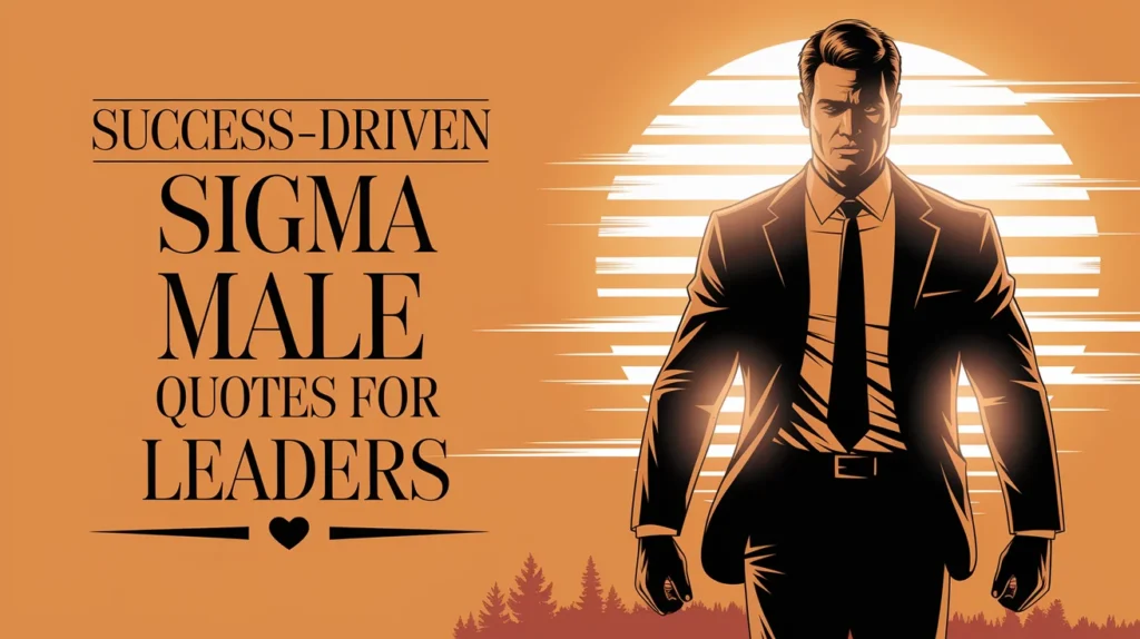 Success-Driven Sigma Male Quotes For Leaders