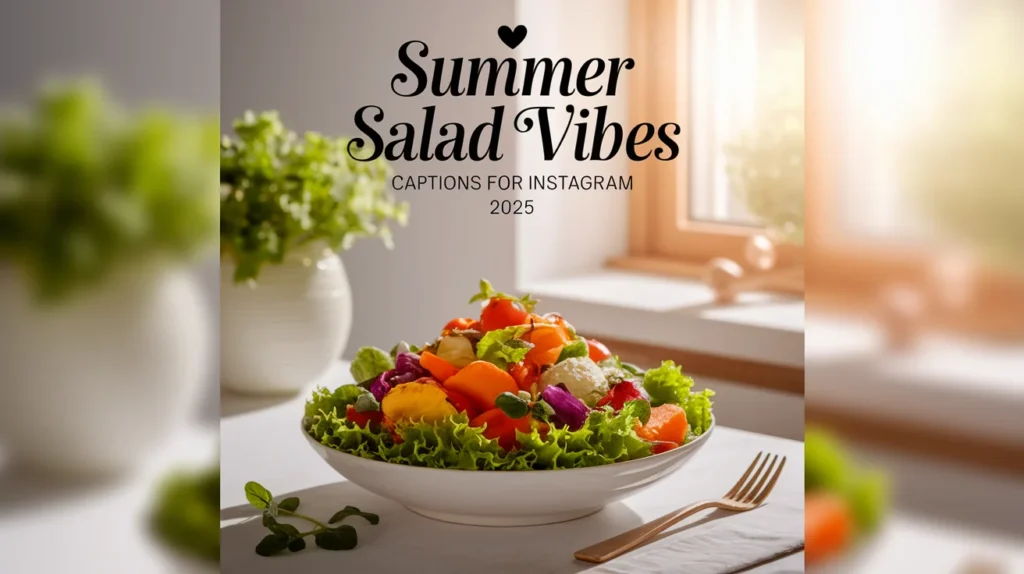 Summer Salad Vibes Captions For Instagram