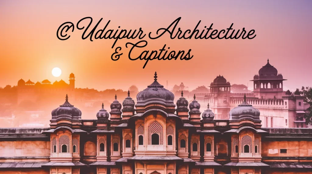 Udaipur Architecture & Heritage Captions