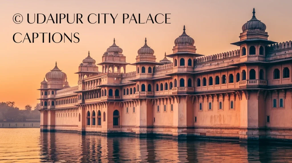 Udaipur City Palace Captions