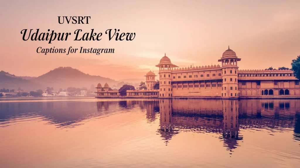 Udaipur Lake View Captions for Instagram
