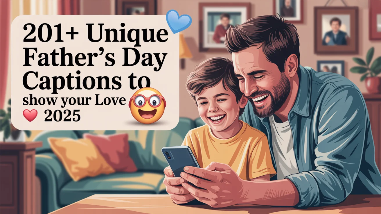 Unique Father’s Day Captions to Show Your Love