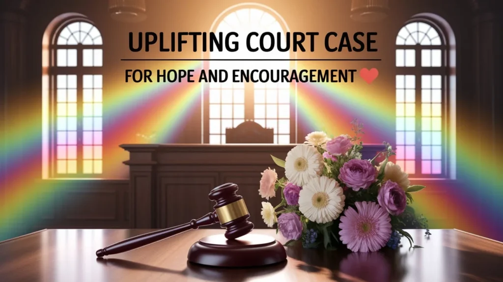 Uplifting Court Case Captions For Hope And Encouragement