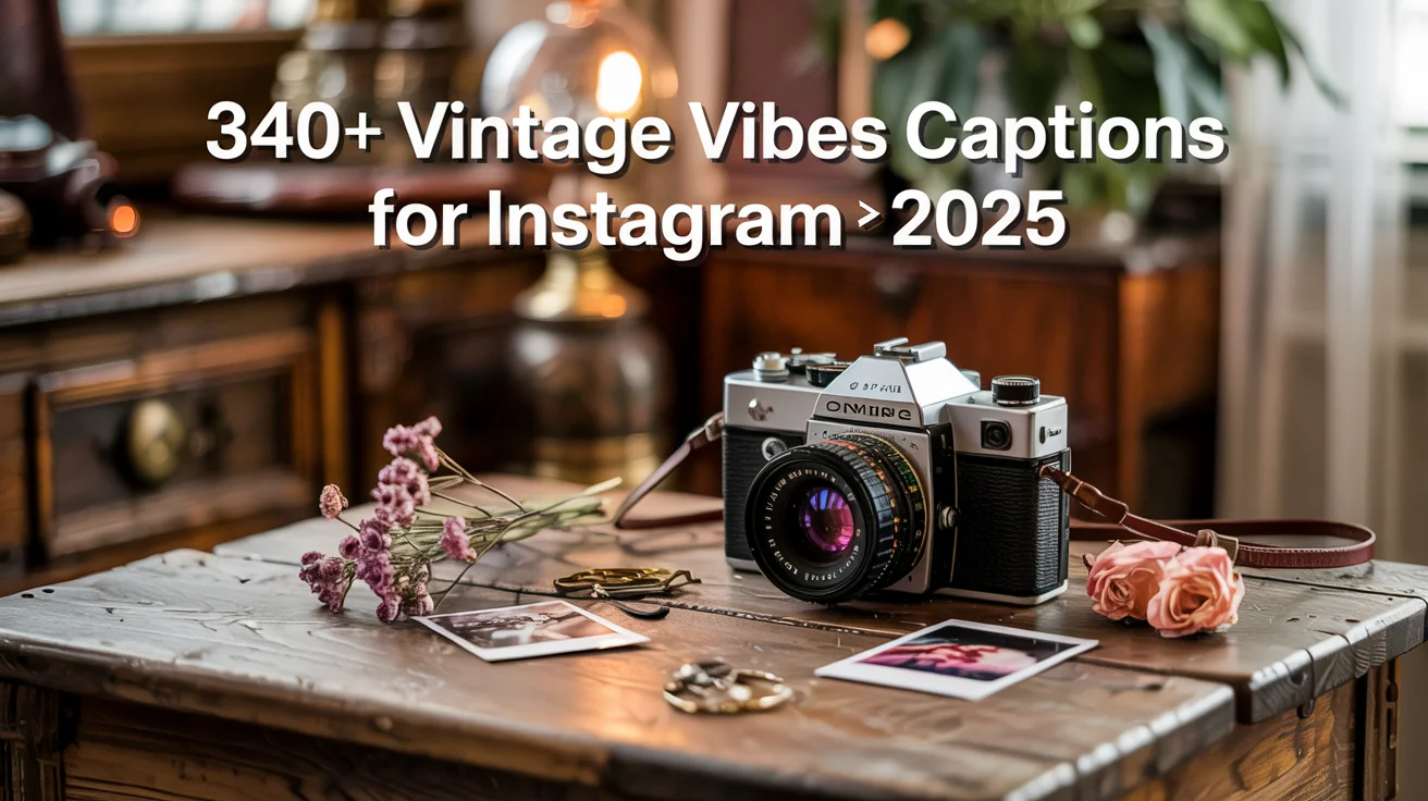 Vintage Vibes Captions for Instagram