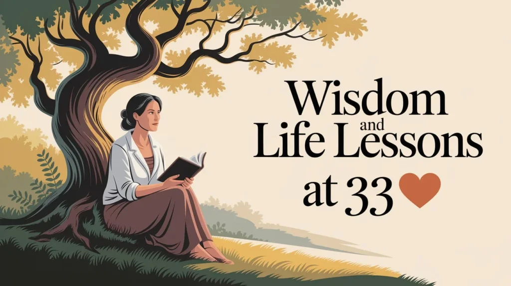 Wisdom and Life Lessons at 33