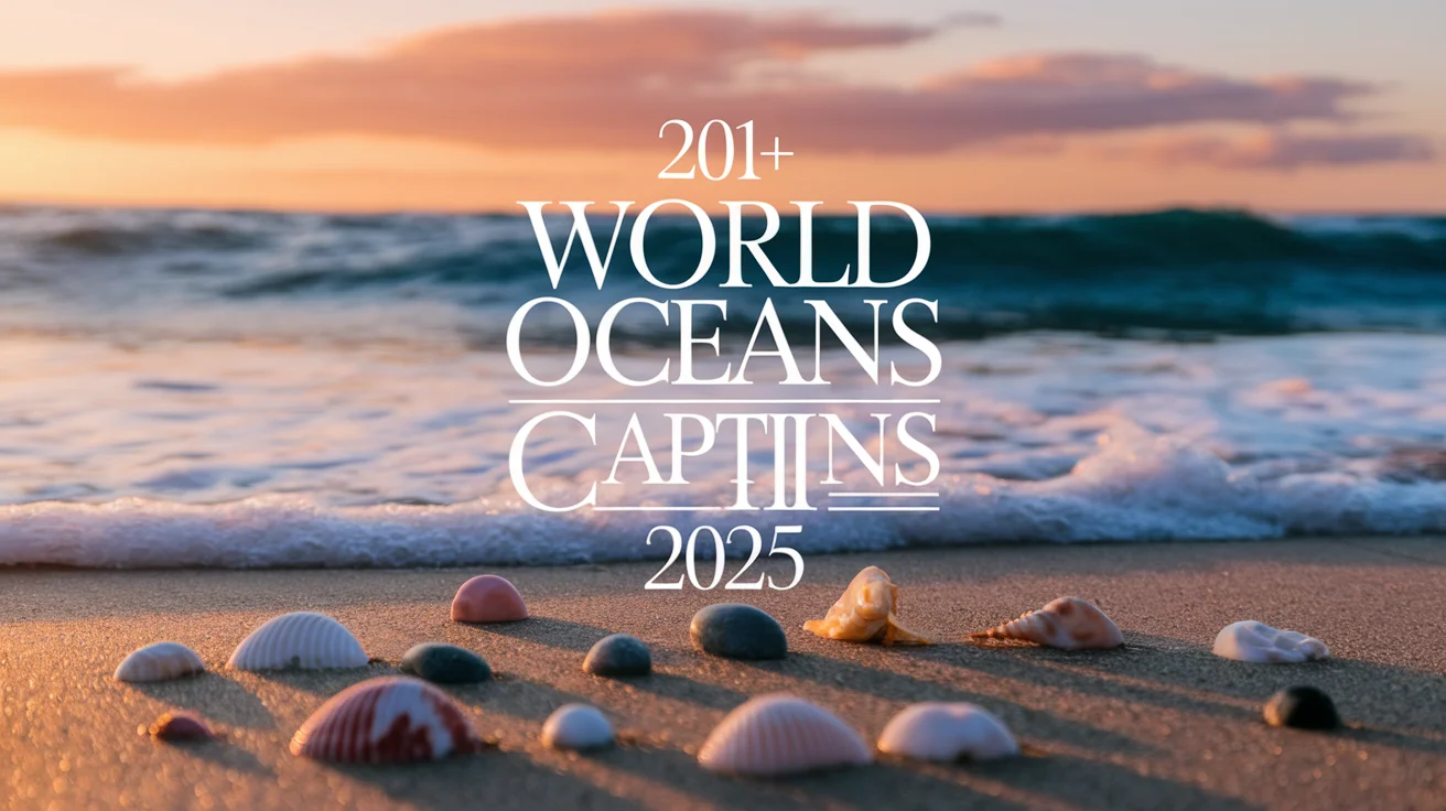 World Oceans Day Captions