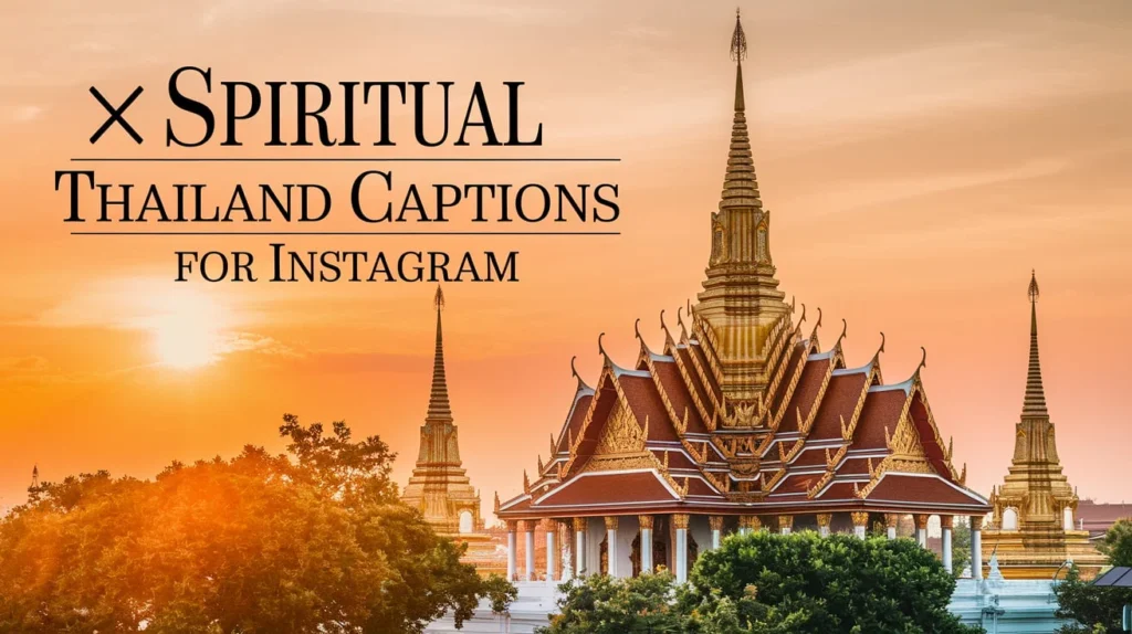 Spiritual Thailand Captions For Instagram