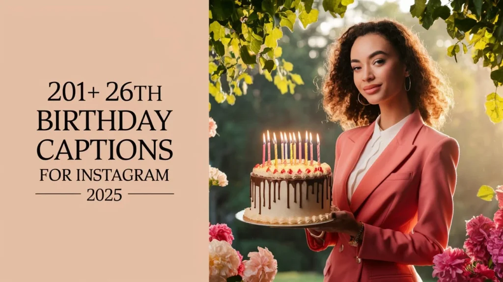 26th Birthday Captions for Instagram