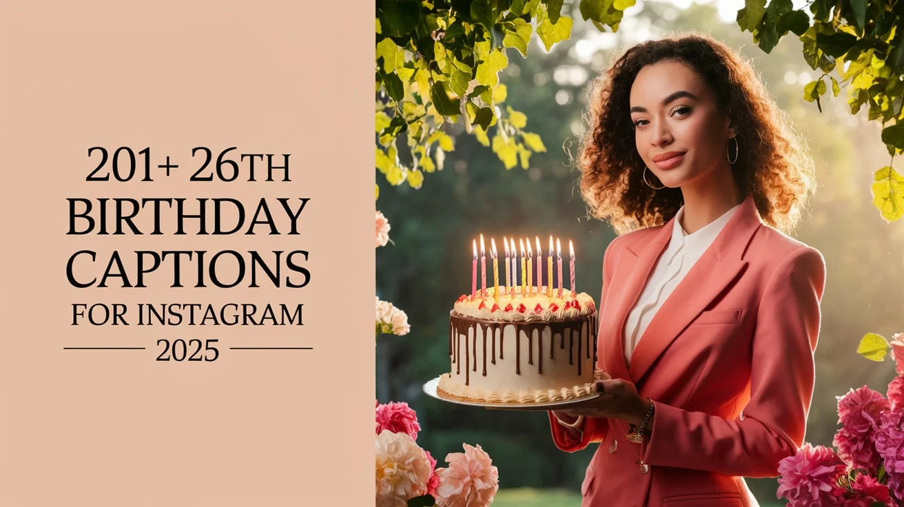 26th Birthday Captions for Instagram