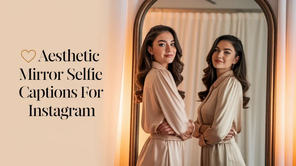 Aesthetic Mirror Selfie Captions for Instagram