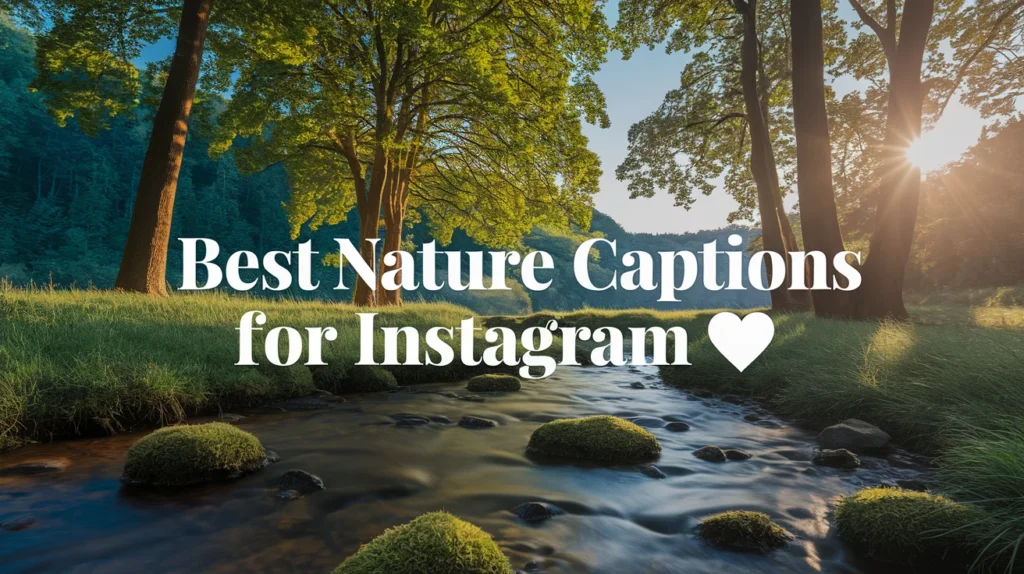 Best Nature Captions for Instagram