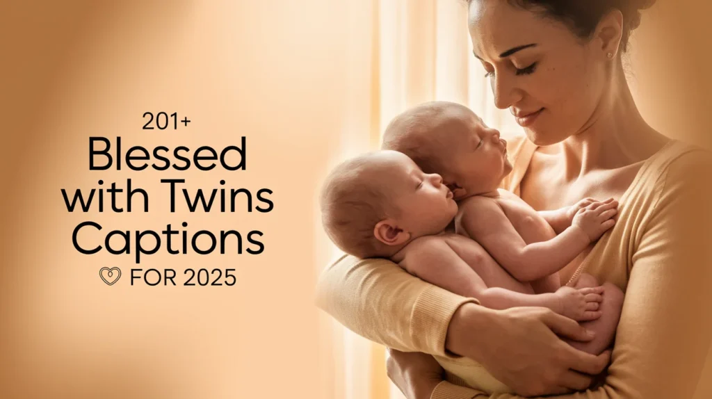 Blessed With Twins Captions