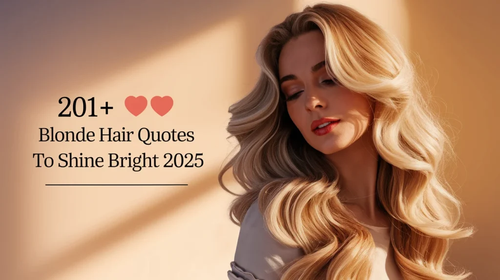 Blonde Hair Quotes To Shine Bright