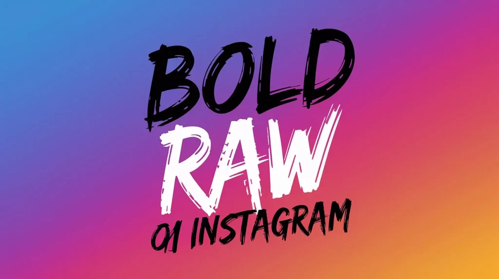 Raw Captions for Instagram