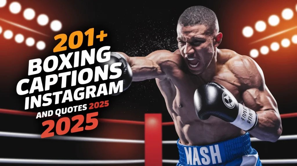 Boxing Captions for Instagram and Quotes