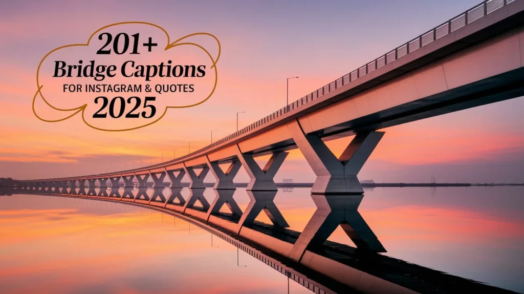 Bridge Captions For Instagram & Quotes