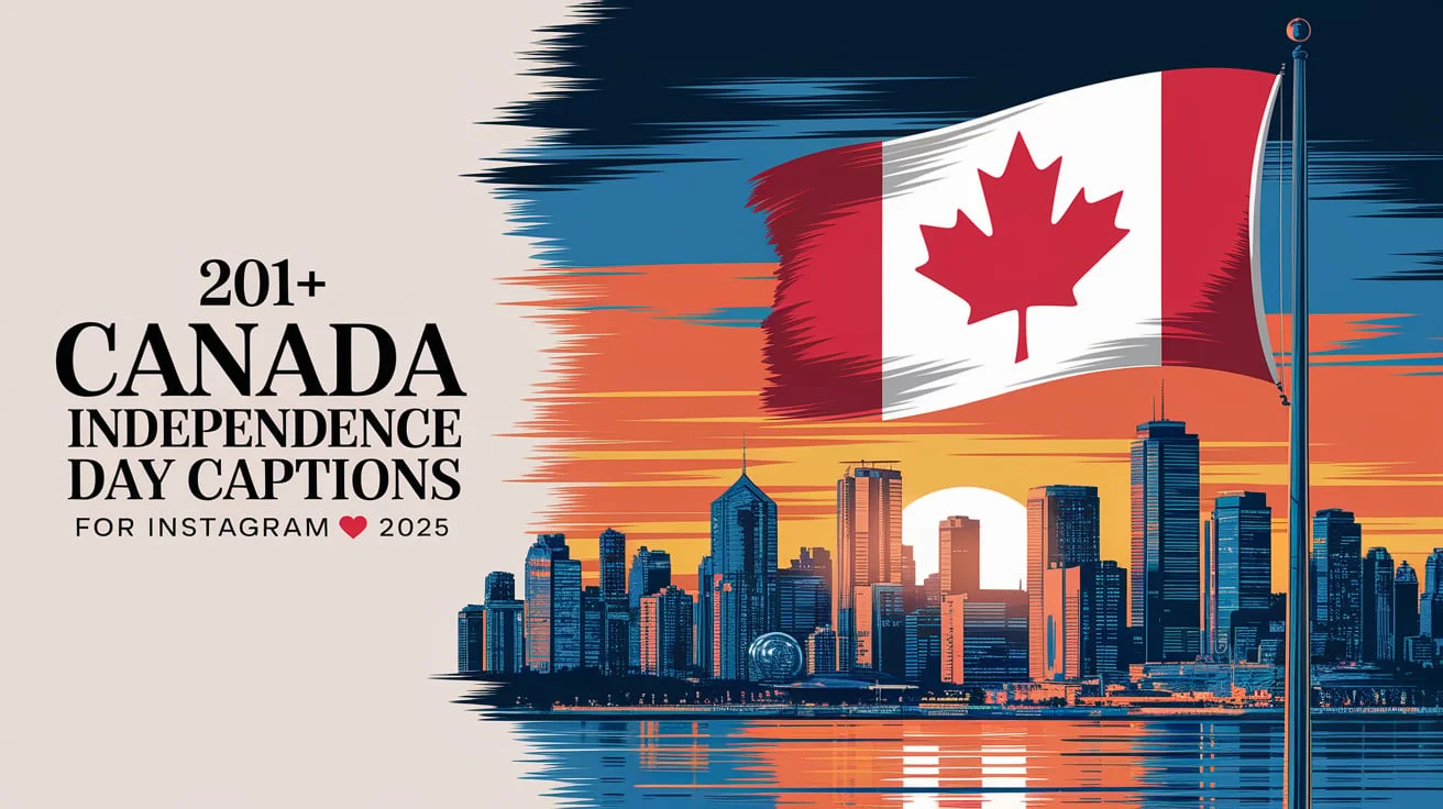 Canada Independence Day Captions for Instagram